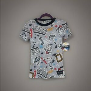 Girls Grey 'Friends' TV Series Nightgown Dorm Shirt Sz 6 NWT